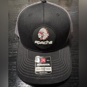 Richardson Apache Black SnapBack Trucker Cap